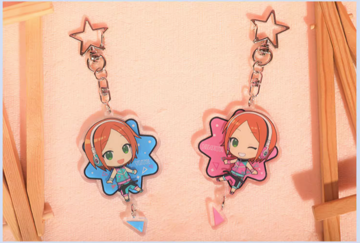 Dec Round - Enstars Anime Keychains