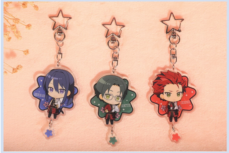 Dec Round - Enstars Anime Keychains