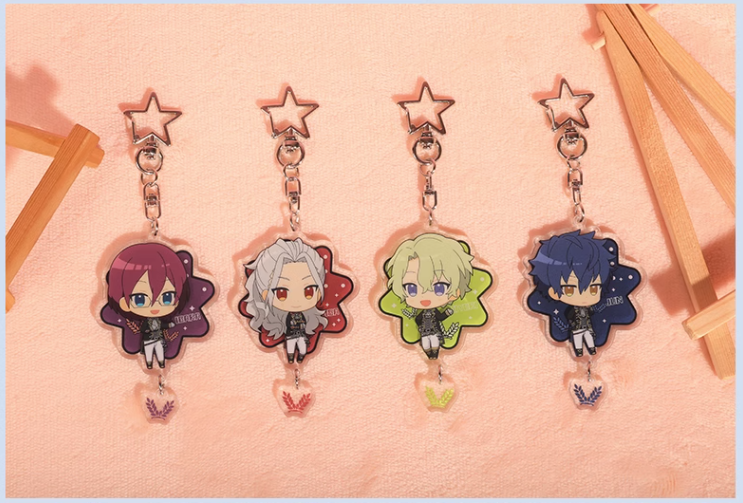 Dec Round - Enstars Anime Keychains