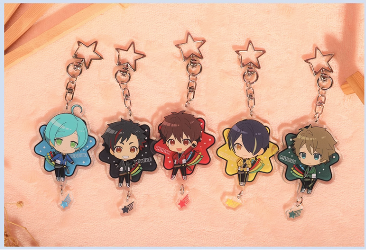 Dec Round - Enstars Anime Keychains