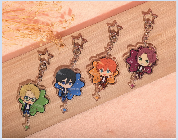 Dec Round - Enstars Anime Keychains